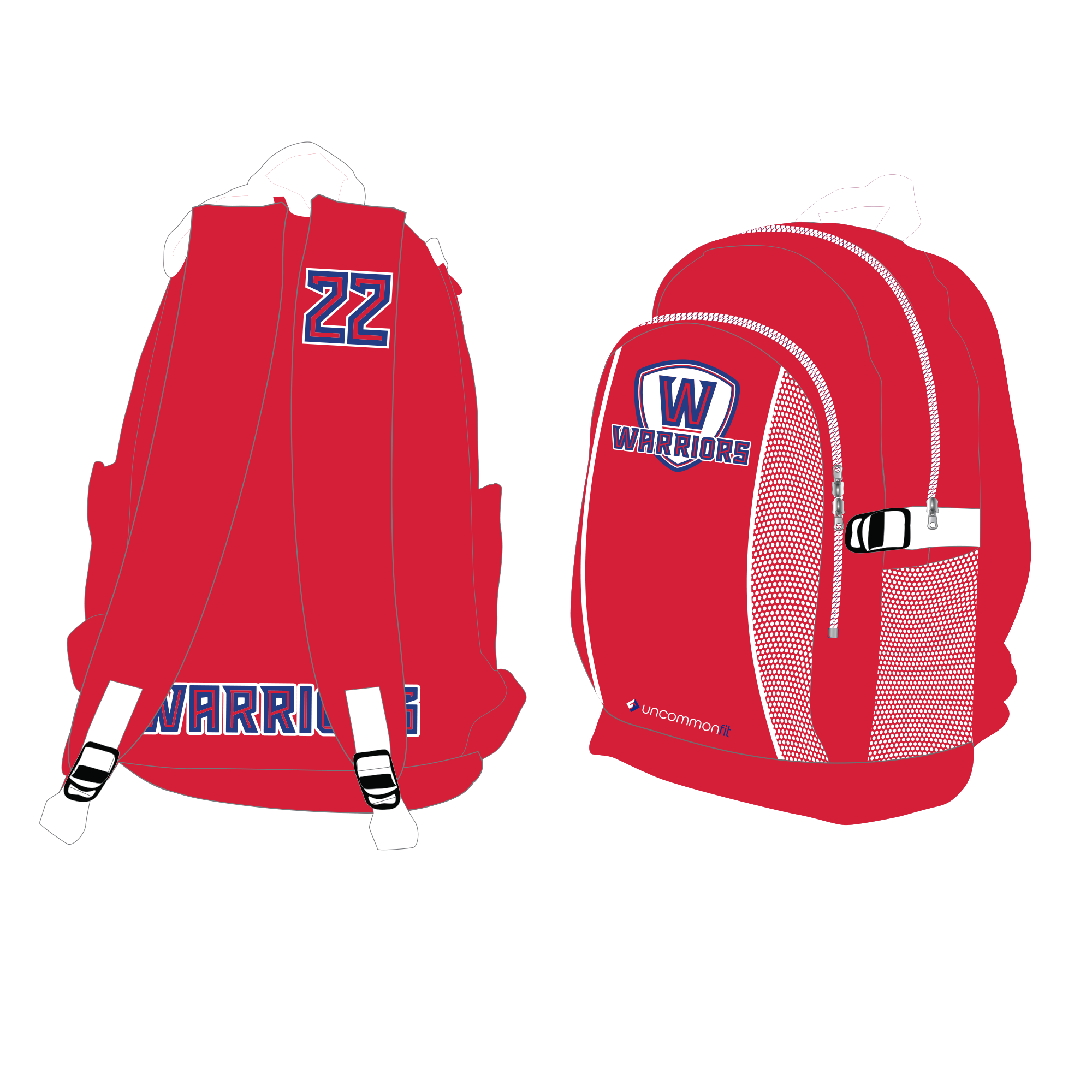 Whitby Warriors Backpack