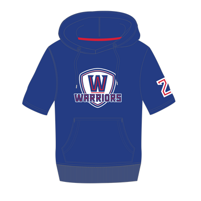 Whitby Warriors - UcFit Short Sleeve Hoodie French Terry Hoodie.
