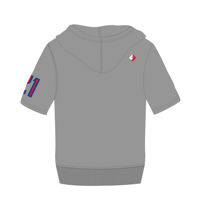 Whitby Warriors - UcFit Short Sleeve Hoodie French Terry Hoodie.