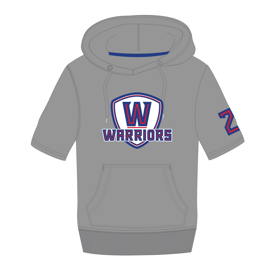 Whitby Warriors - UcFit Short Sleeve Hoodie French Terry Hoodie.