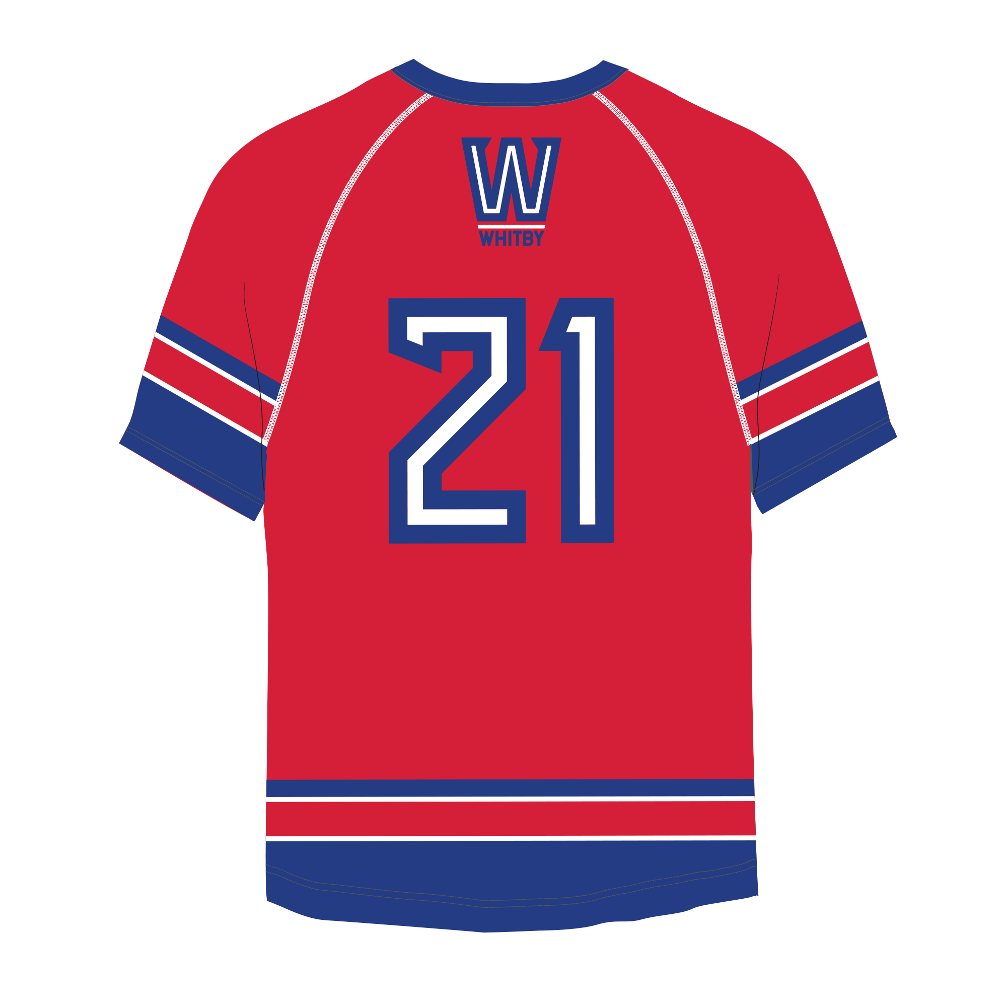 Whitby Warriors Short Sleeve Performance Shirt | box