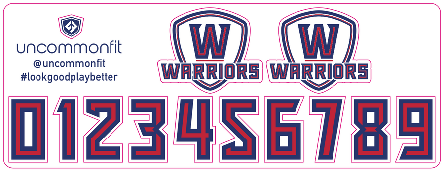 Whitby Warriors Helmet Stickers