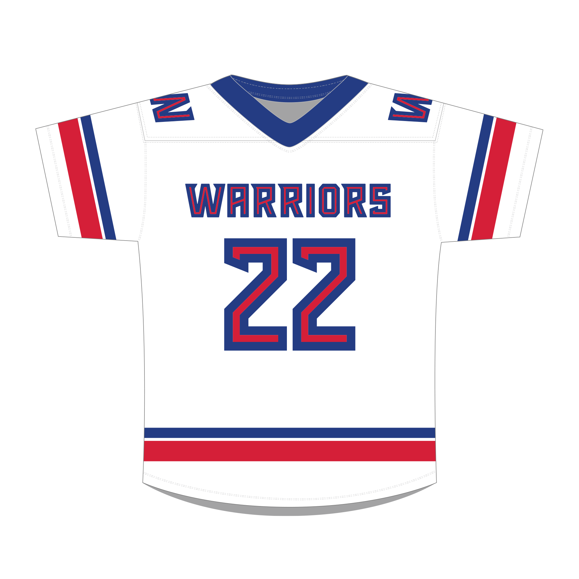 Whitby Warriors Field Lacrosse Jerseys