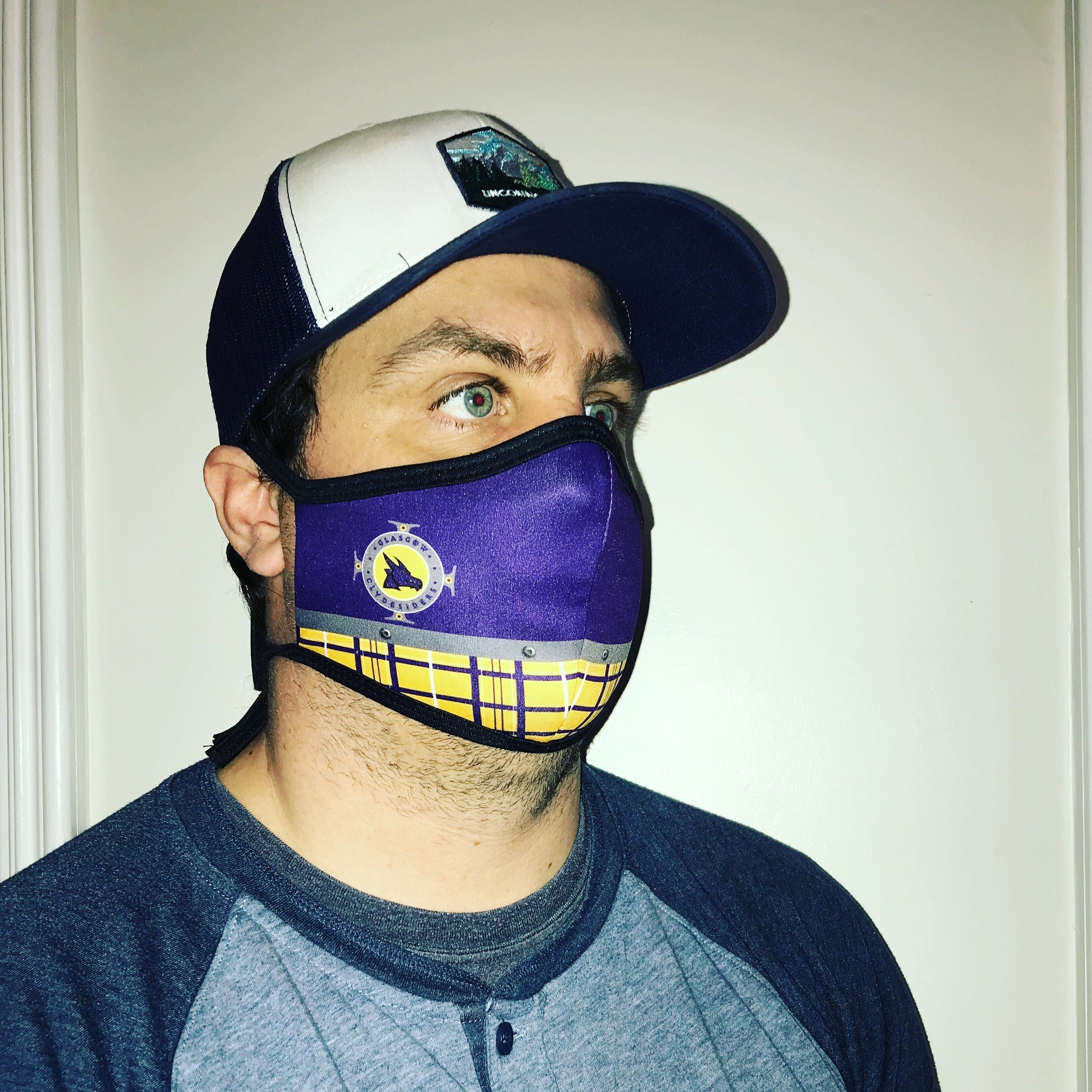 Glasgow cydesiders mask (2) plus 1 UCFIT mask