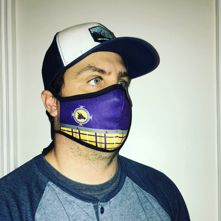 Glasgow cydesiders mask (2) plus 1 UCFIT mask