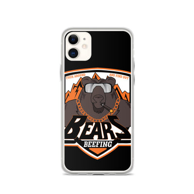 Beefing Bears iPhone Case