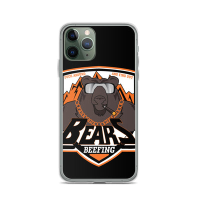 Beefing Bears iPhone Case