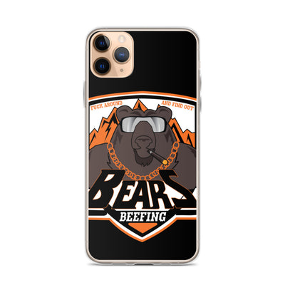 Beefing Bears iPhone Case