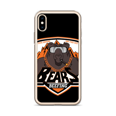 Beefing Bears iPhone Case