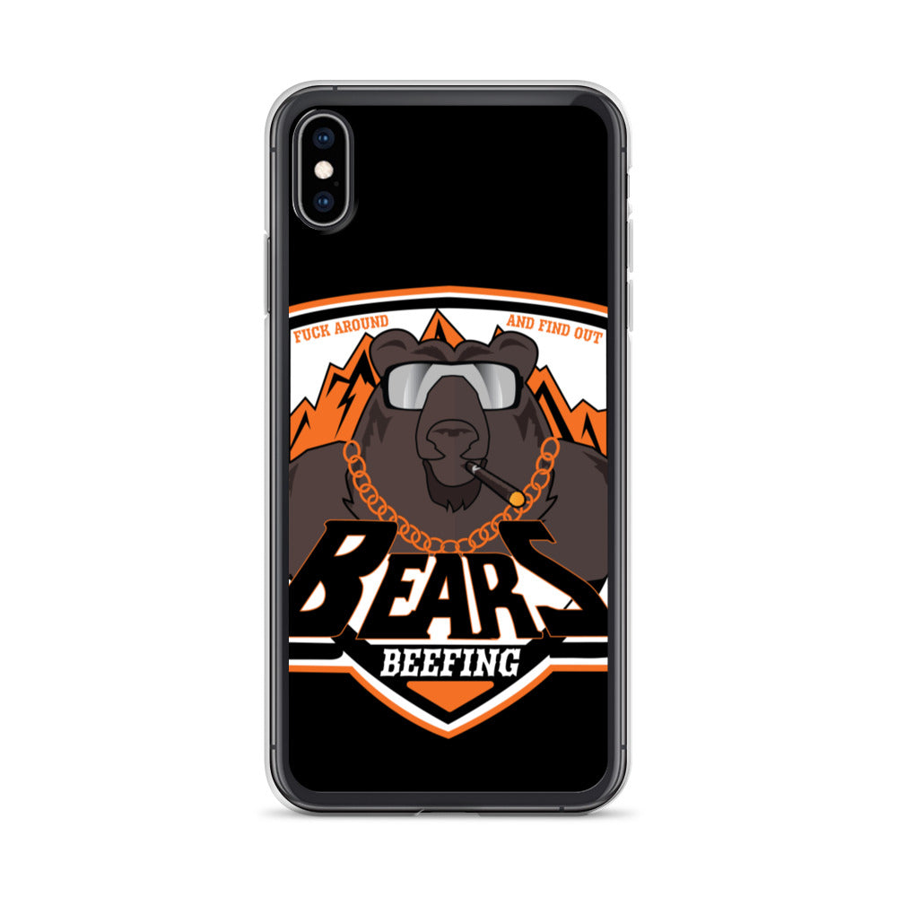 Beefing Bears iPhone Case
