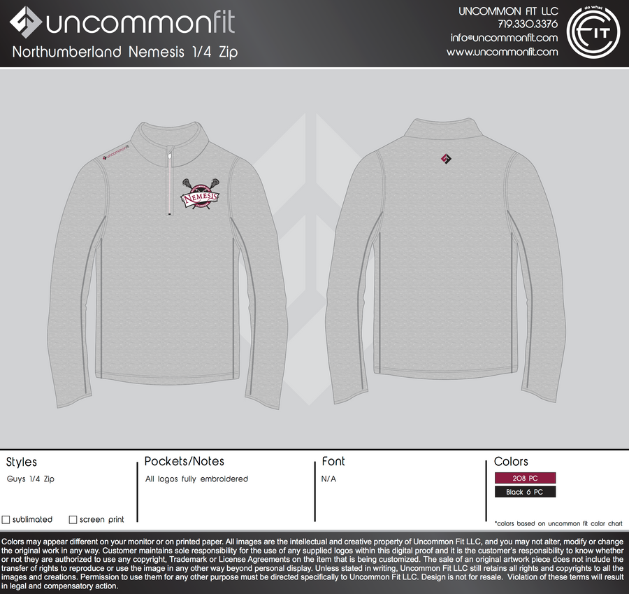 Nemesis 1/4 Zip