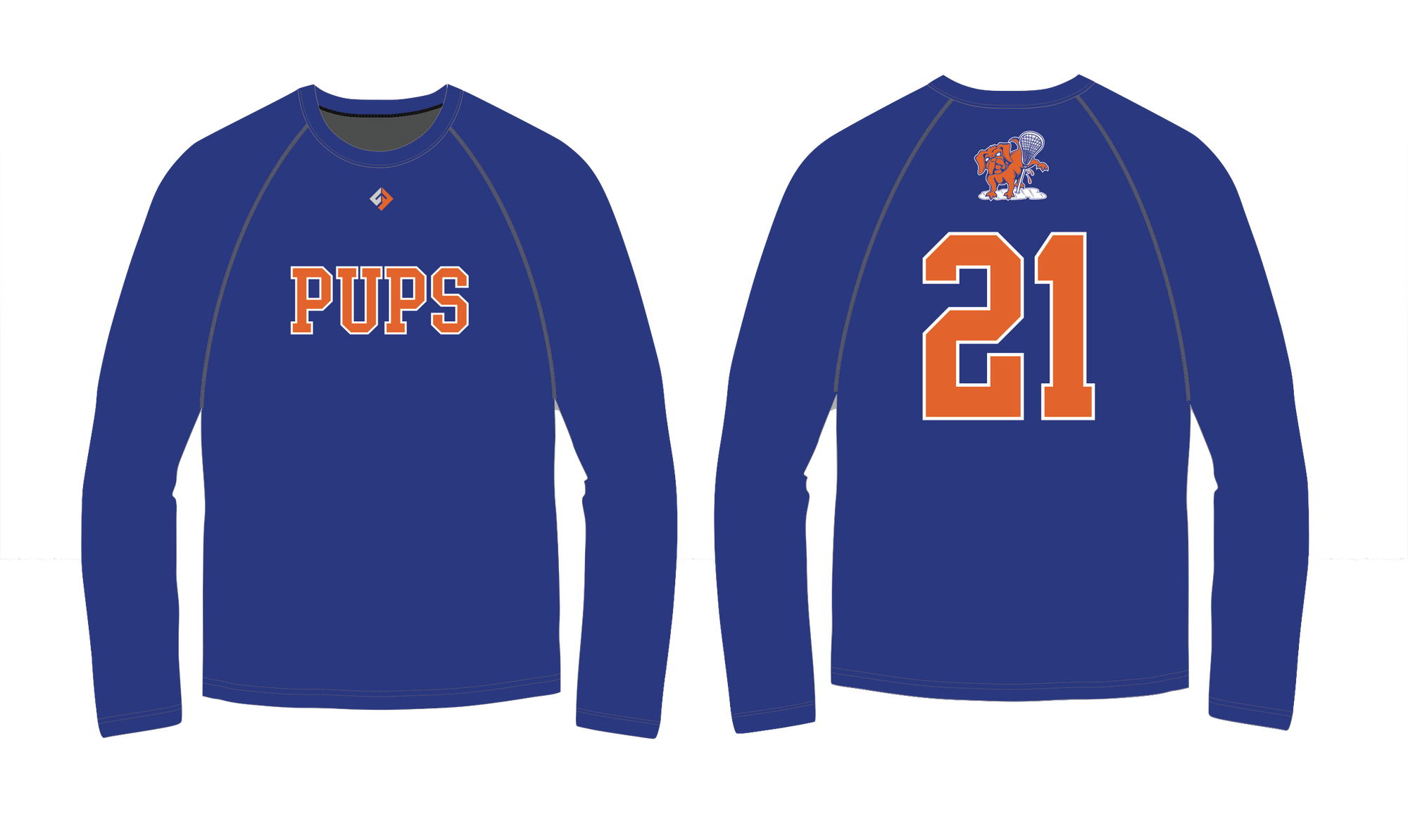 Hairy Pups Long Sleeve Performance Shirt