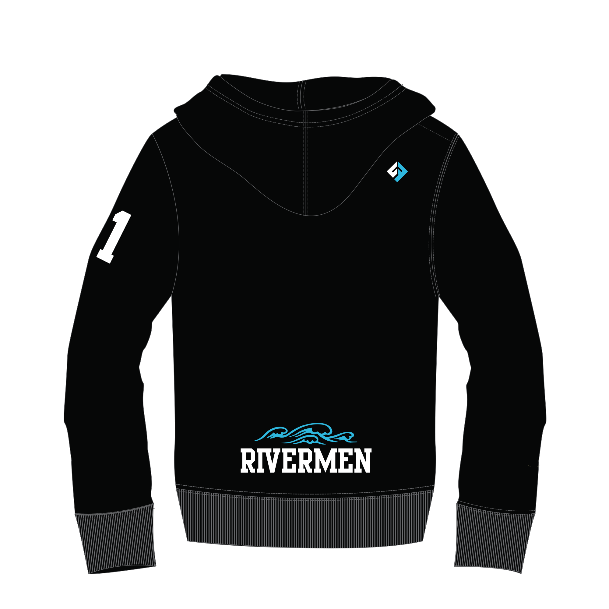 Rivermen- UcFit French Terry Hoodie.