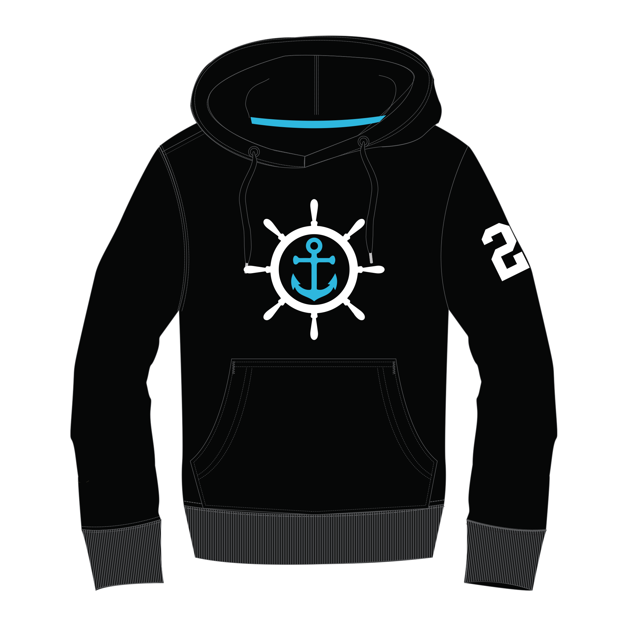 Rivermen- UcFit French Terry Hoodie.