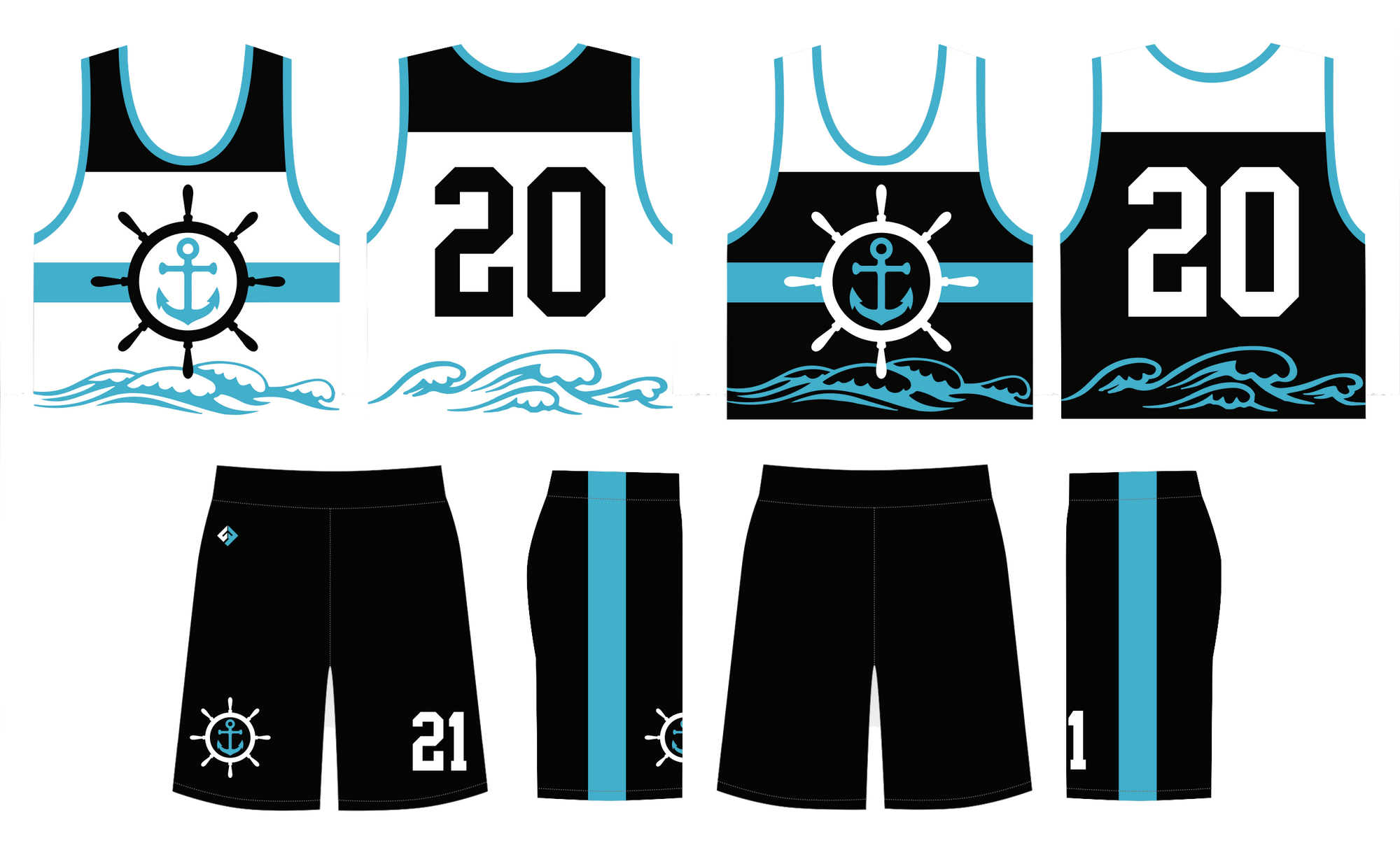 Rivermen Pinnie and Shorts (mandatory item)