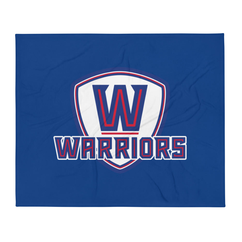 Warriors Throw Blanket