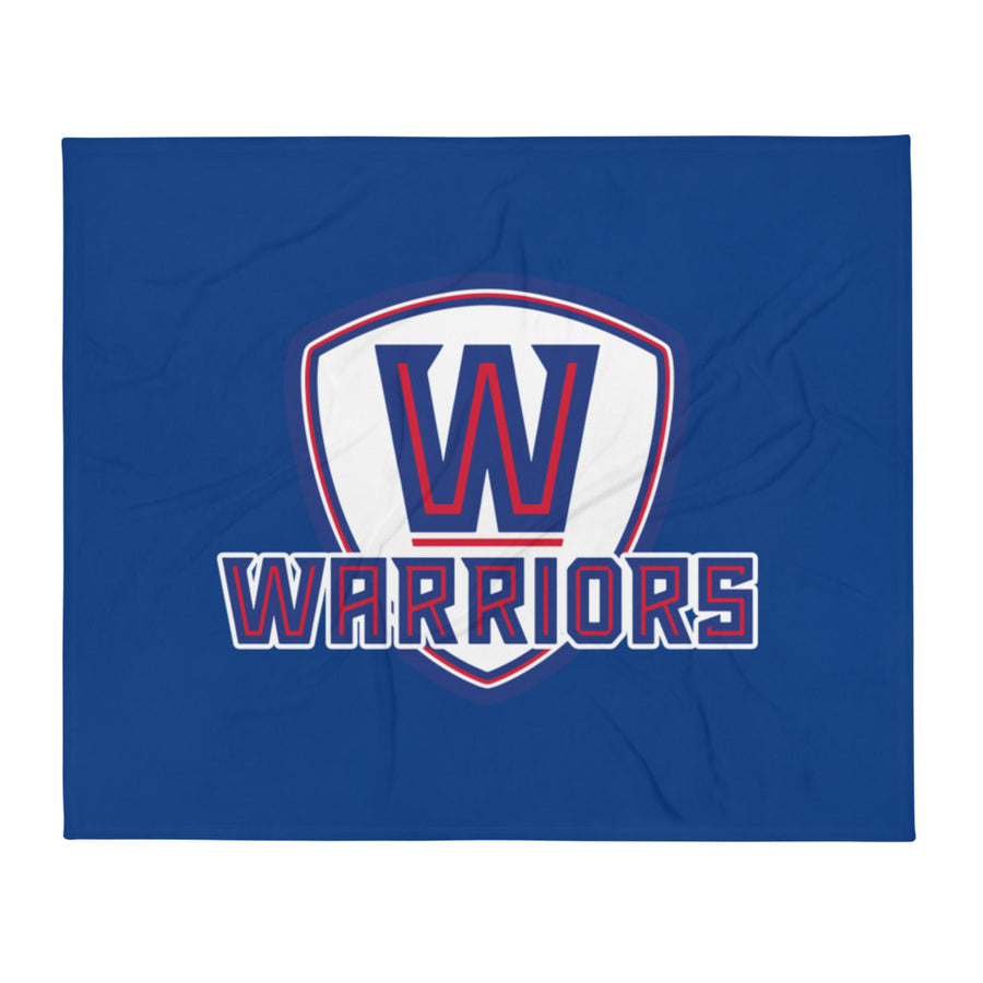 Warriors Throw Blanket