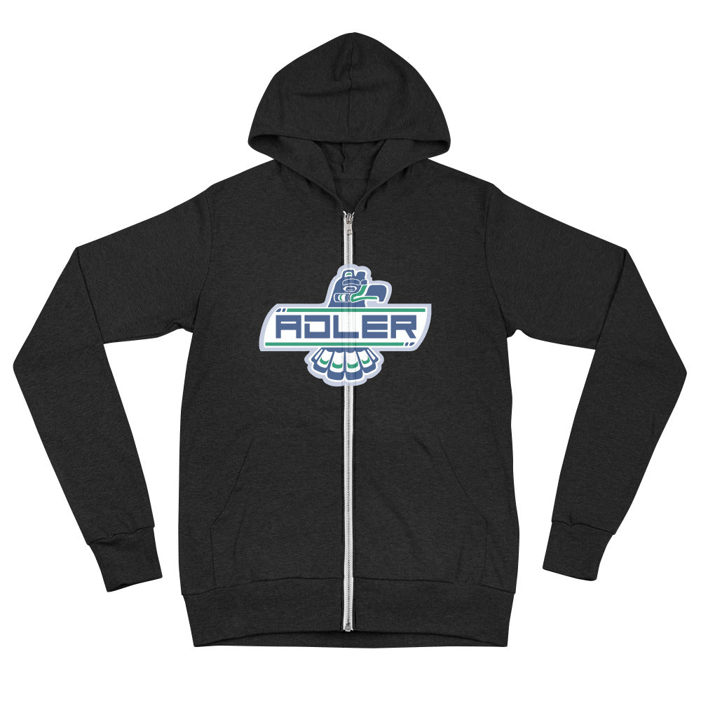 Unisex zip hoodie