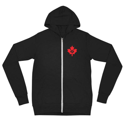 Ucfit Canadians Lightweight Unisex zip hoodie