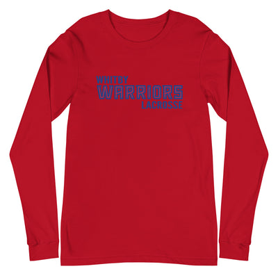 Warriors Word Mark Long Sleeve T